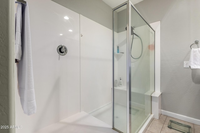 40913 W Williams Way, Maricopa, AZ 85138 - full bathroom featuring a shower stall and tile patterned flooring