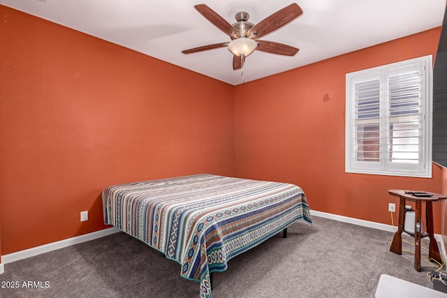 40913 W Williams Way, Maricopa, AZ 85138 - carpeted bedroom featuring baseboards and ceiling fan