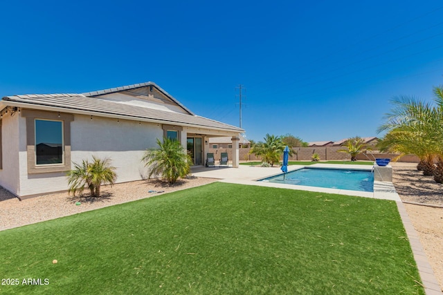 40913 W Williams Way, Maricopa, AZ 85138 - view of pool with a fenced backyard and a patio area