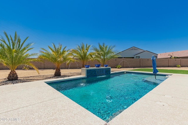 40913 W Williams Way, Maricopa, AZ 85138 - view of pool with a fenced backyard and a patio