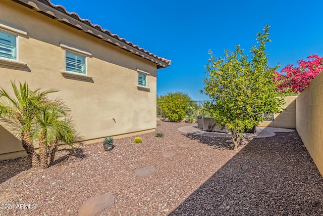 view of yard featuring a patio