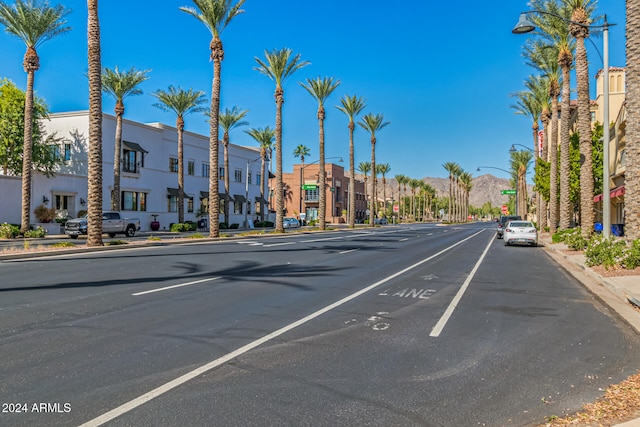 view of road