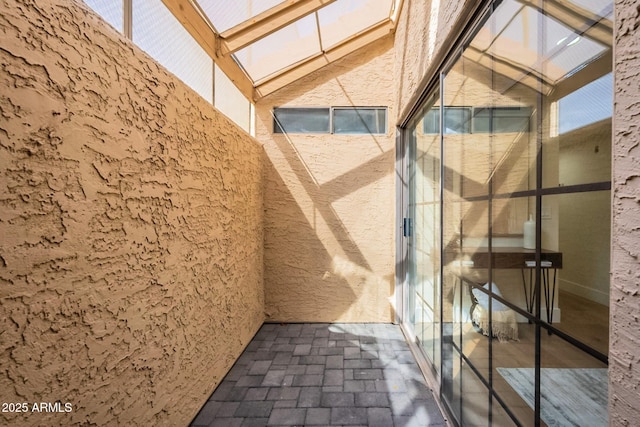 view of property exterior with stucco siding