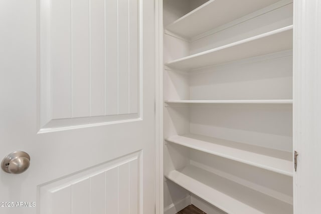 view of storage area
