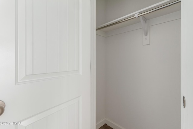 view of closet