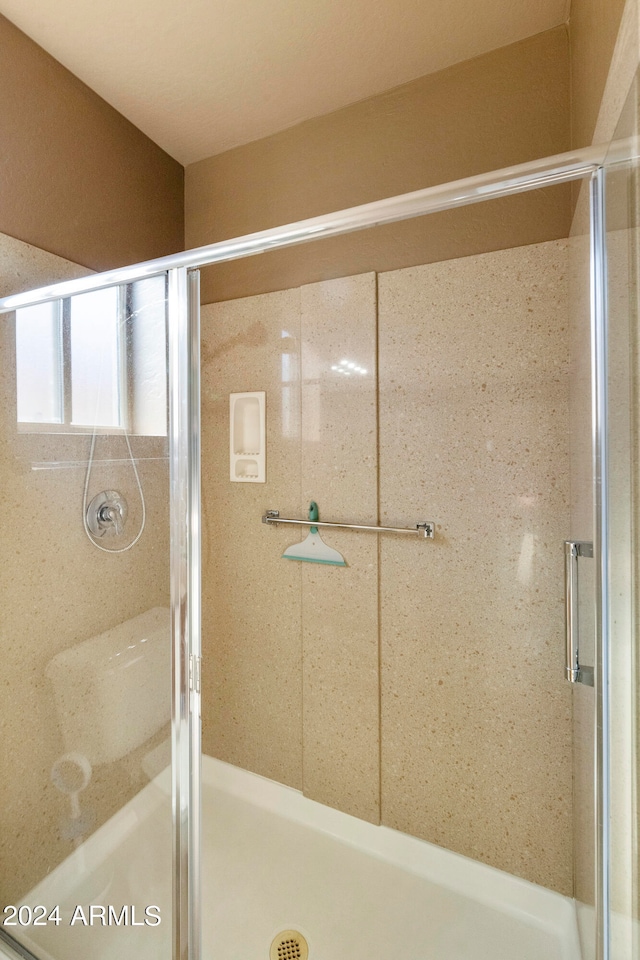 bathroom with walk in shower