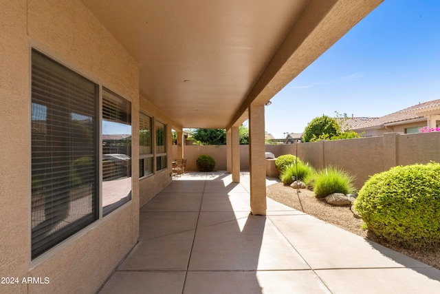 view of patio