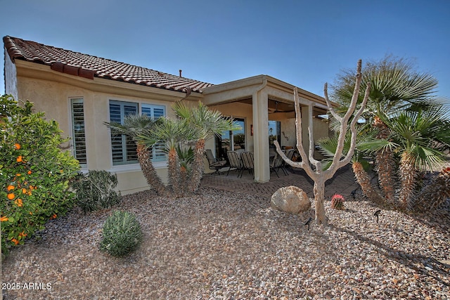 exterior space with a patio