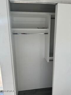 view of closet