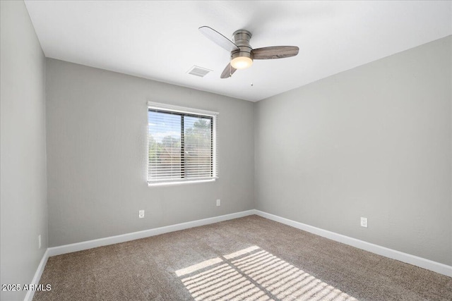 3540 S Cottonwood Dr, Camp Verde, AZ 86322 - empty room featuring carpet flooring, baseboards, and ceiling fan