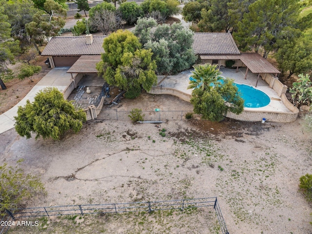 view of birds eye view of property