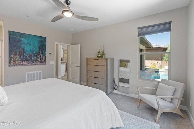 13186 W Via Dona Rd, Peoria, AZ 85383 - bedroom featuring carpet, baseboards, and a ceiling fan