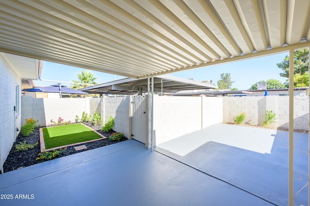 8341 E Keim Dr, Scottsdale, AZ 85250 - fenced backyard featuring a patio area and a gate
