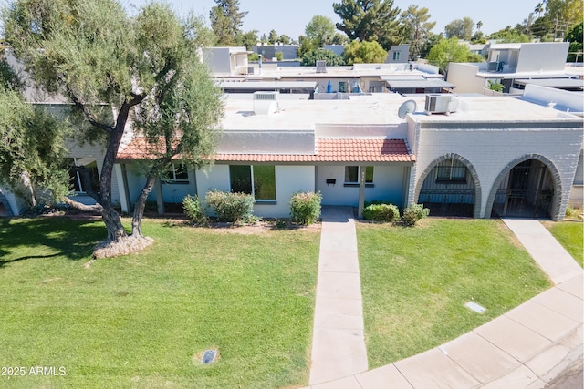 8341 E Keim Dr, Scottsdale, AZ 85250 - view of front facade with a front yard and stucco siding