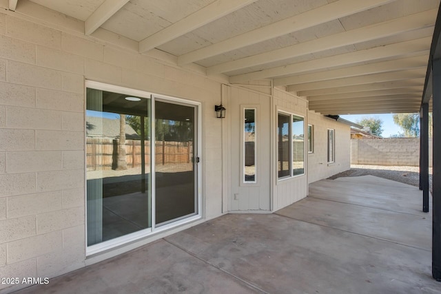 view of patio / terrace