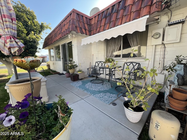 view of patio