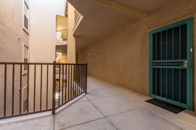 14950 W Mountain View Blvd Unit 4205, Surprise, AZ 85374 - doorway to property with stucco siding and a balcony