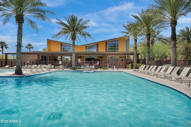 10006 E Rotation Dr, Mesa, AZ 85212 - community pool featuring a patio