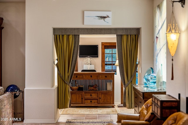 25002 N Quail Haven Dr, Rio Verde, AZ 85263 - sitting room featuring baseboards and tile patterned flooring