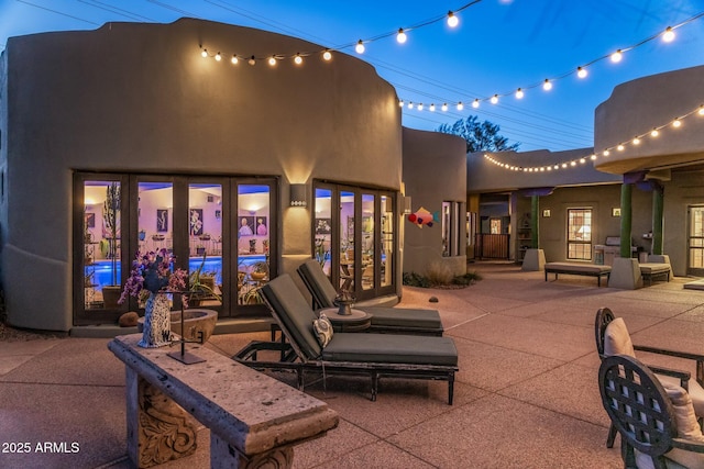 25002 N Quail Haven Dr, Rio Verde, AZ 85263 - view of patio featuring french doors