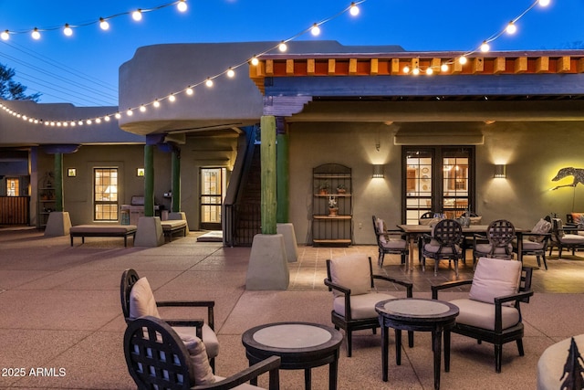 25002 N Quail Haven Dr, Rio Verde, AZ 85263 - view of patio featuring french doors