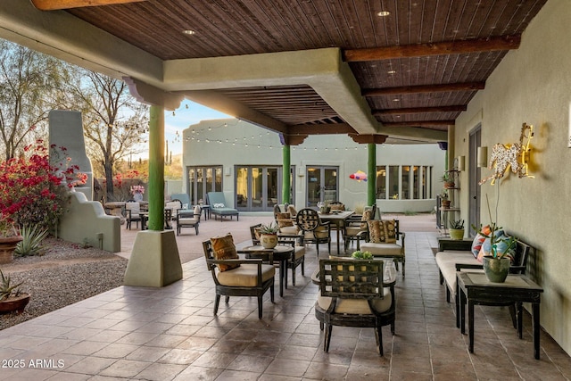 25002 N Quail Haven Dr, Rio Verde, AZ 85263 - view of patio with an outdoor hangout area