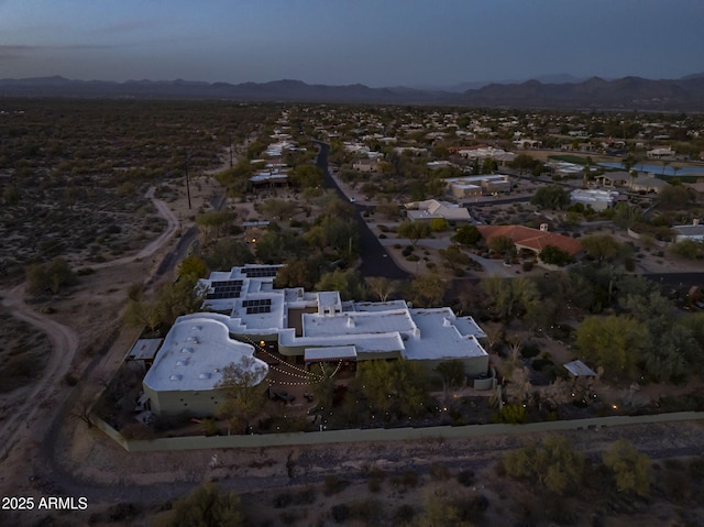 25002 N Quail Haven Dr, Rio Verde, AZ 85263 - aerial view of property's location featuring mountains