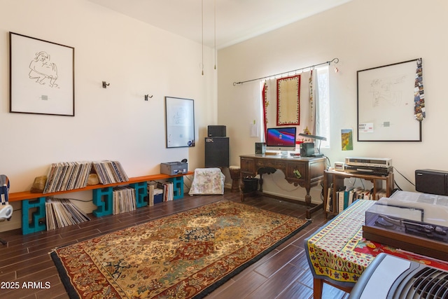 living room featuring wood finished floors