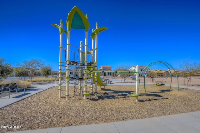 view of communal playground