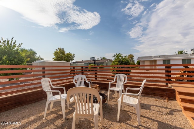 view of patio