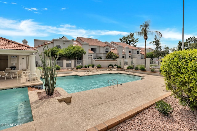 1717 E Union Hills Dr Unit 1033, Phoenix, AZ 85024 - community pool featuring a residential view and a patio