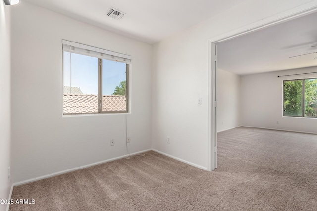 37911 N Luke Ln, San Tan Valley, AZ 85140 - unfurnished room featuring carpet flooring, a ceiling fan, and baseboards