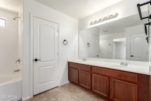 37911 N Luke Ln, San Tan Valley, AZ 85140 - full bath featuring double vanity and  shower combination
