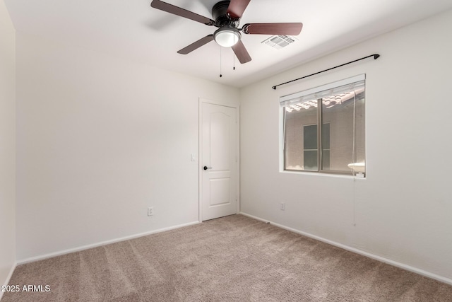 37911 N Luke Ln, San Tan Valley, AZ 85140 - empty room with carpet, a ceiling fan, and baseboards