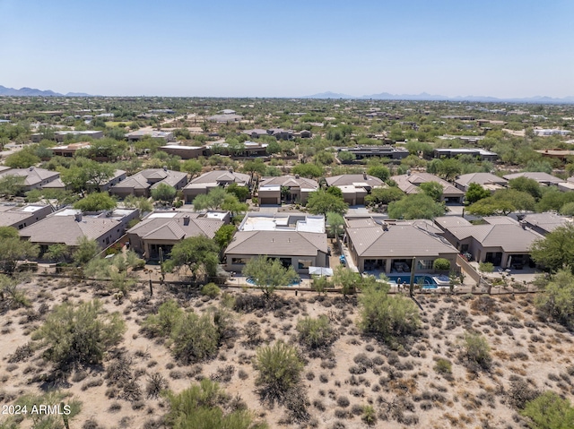 7056 E Mighty Saguaro Way, Scottsdale, AZ 85266 - drone / aerial view of a mountain backdrop