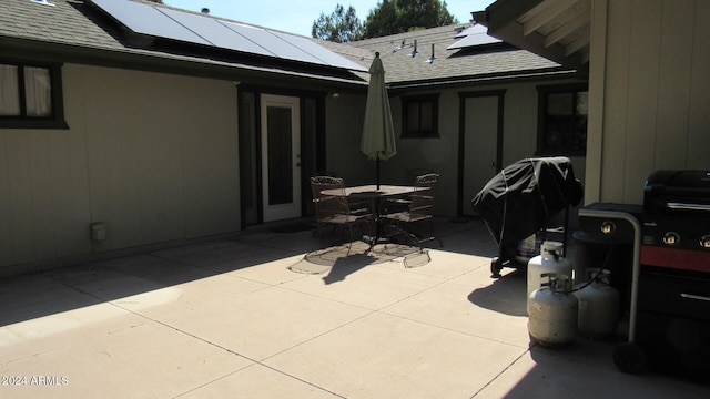 view of patio / terrace with area for grilling