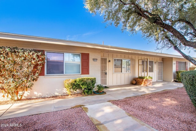 view of ranch-style home