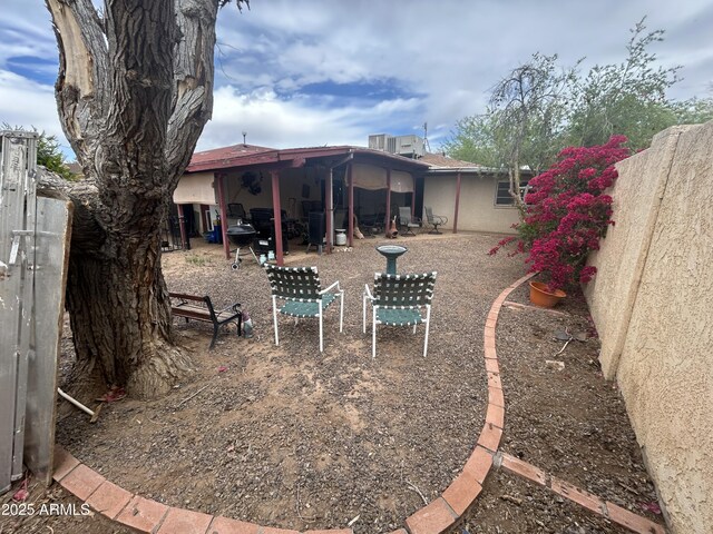 3021 E Saint John Rd, Phoenix, AZ 85032 - view of yard with a patio area and a fenced backyard