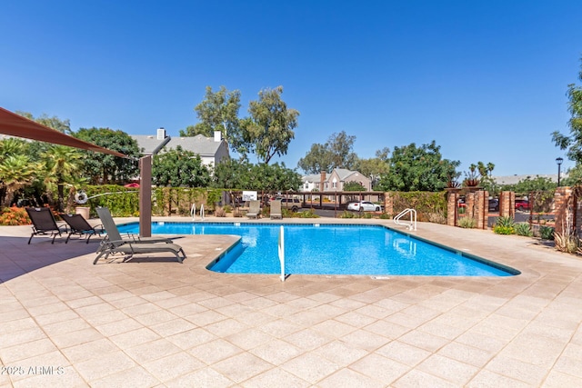 1600 N Saba St Unit 143, Chandler, AZ 85225 - community pool featuring a patio area and fence