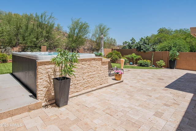 11025 N 10th St, Phoenix, AZ 85020 - fenced backyard with a patio