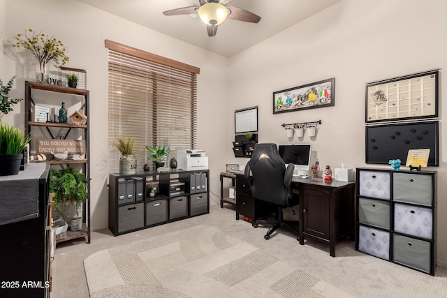 9260 E Greenway St, Mesa, AZ 85207 - office space featuring a ceiling fan and light colored carpet