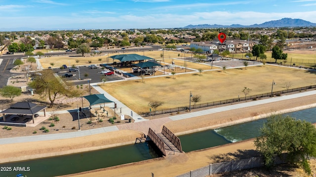 475 S Soho Ln Unit 35, Chandler, AZ 85225 - birds eye view of property featuring a water and mountain view