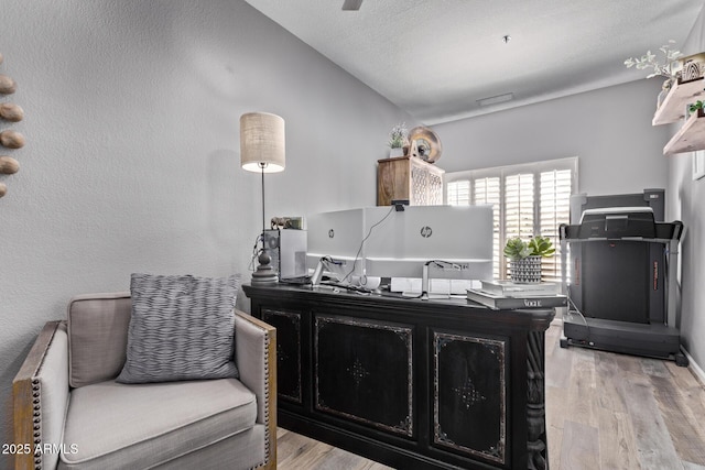 6026 E Sonoran Trl, Scottsdale, AZ 85266 - office space featuring light wood finished floors and lofted ceiling