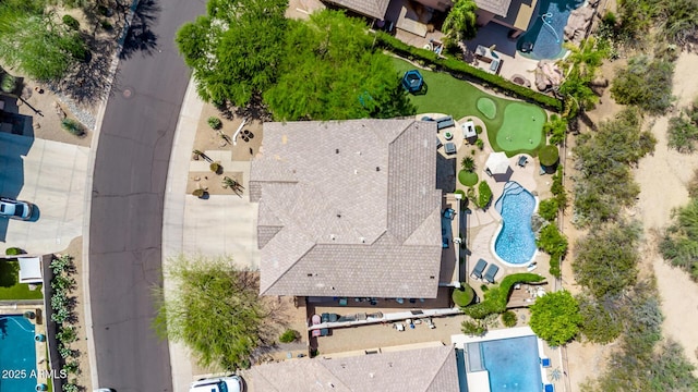 6026 E Sonoran Trl, Scottsdale, AZ 85266 - bird's eye view of a pool