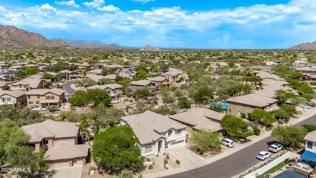 6026 E Sonoran Trl, Scottsdale, AZ 85266 - aerial perspective of suburban area with a mountainous background
