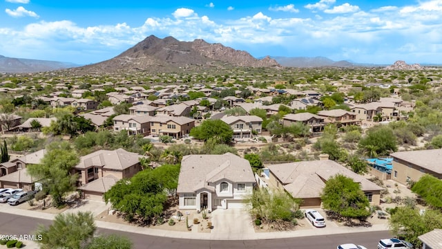 6026 E Sonoran Trl, Scottsdale, AZ 85266 - aerial perspective of suburban area featuring a mountainous background