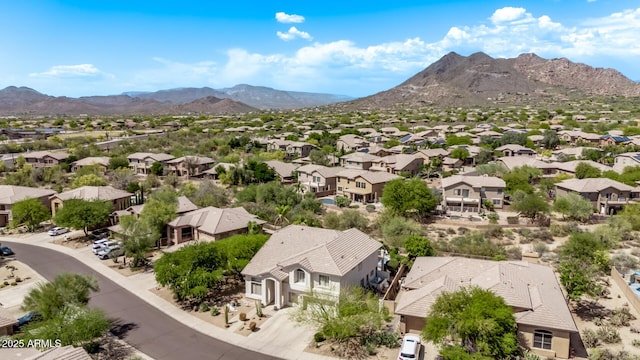 6026 E Sonoran Trl, Scottsdale, AZ 85266 - aerial perspective of suburban area with a mountainous background