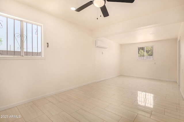 2721 W Luke Ave, Phoenix, AZ 85017 - empty room featuring a ceiling fan, baseboards, and recessed lighting