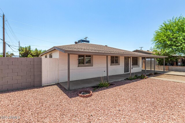 2721 W Luke Ave, Phoenix, AZ 85017 - view of front of home featuring driveway and a patio