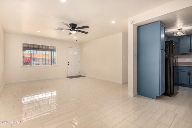 2721 W Luke Ave, Phoenix, AZ 85017 - unfurnished room with a ceiling fan, recessed lighting, and baseboards